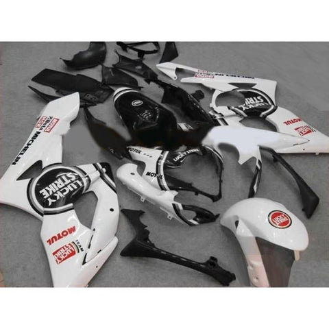 Kit carénages complet SUZUKI GSXR1000 GSX-R GSXR 1000 K5 2005 2006 LUCKY STRIKE - Sur mesure - Kits de carénage pour Honda, Suzuki, Yamaha, Kawasaki,Ducati...