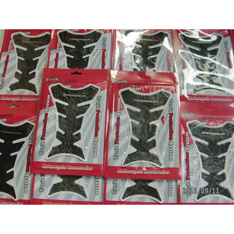 Accessoire : Lot de 4 Stickers protection réservoir fibre carbone - Sur mesure - Kits de carénage pour Honda, Suzuki, Yamaha, Kawasaki,Ducati...